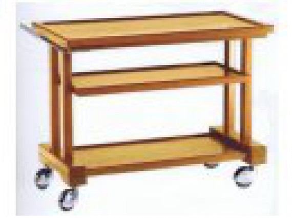 Carrello di servizio legno massello 3 piani LP 850.